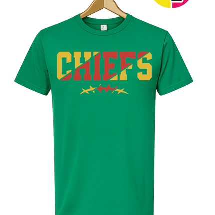 Chiefs Football Bold & Golden Tee