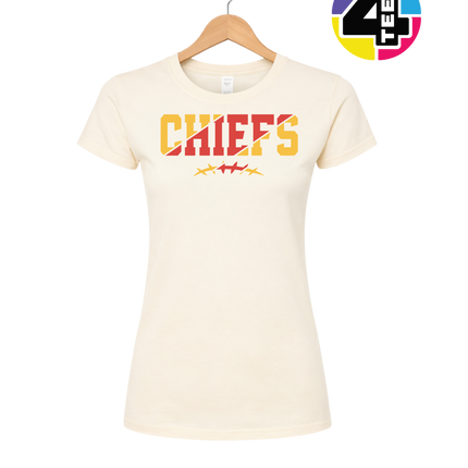 Chiefs Football Bold & Golden Women's Tee