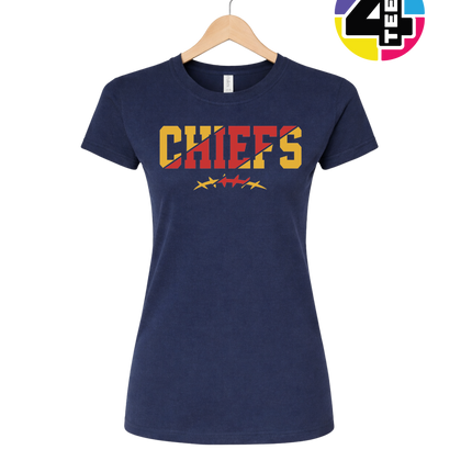 Chiefs Football Bold & Golden Women's Tee