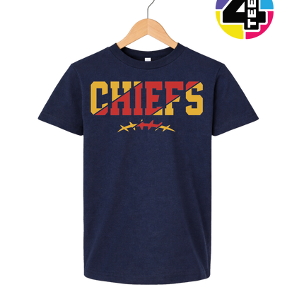 Chiefs Football Bold & Golden Youth Tee