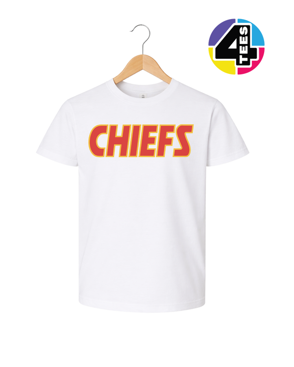 Chiefs Retro Rally Script Youth Tee