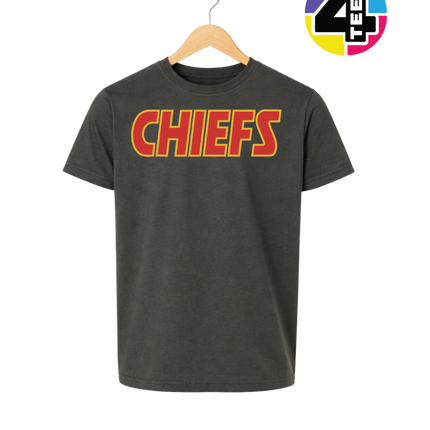 Chiefs Retro Rally Script Youth Tee