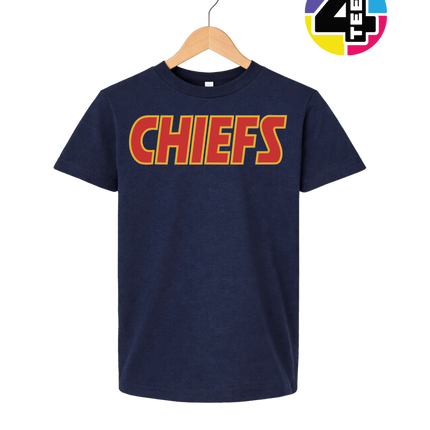 Chiefs Retro Rally Script Youth Tee