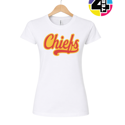 Chiefs Golden Glory Script Women's Tee