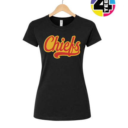Chiefs Golden Glory Script Women's Tee