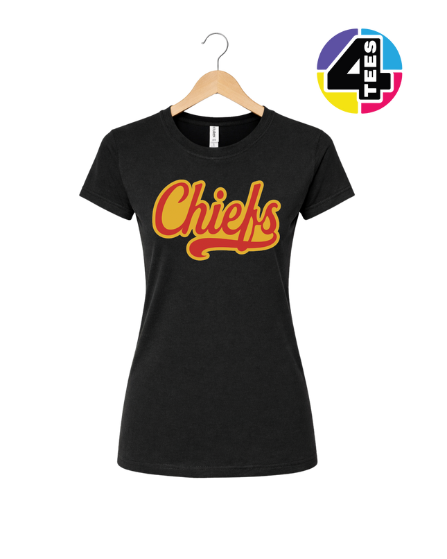 Chiefs Golden Glory Script Women's Tee