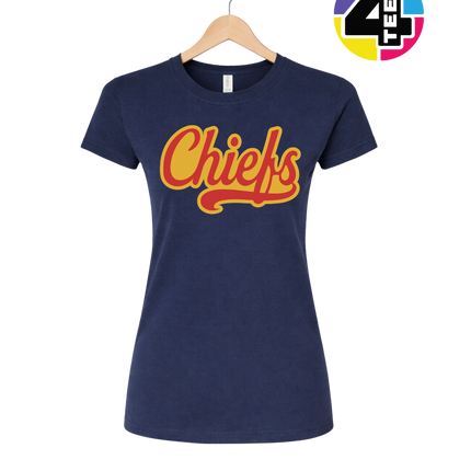 Chiefs Golden Glory Script Women's Tee
