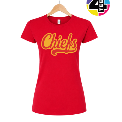 Chiefs Golden Glory Script Women's Tee