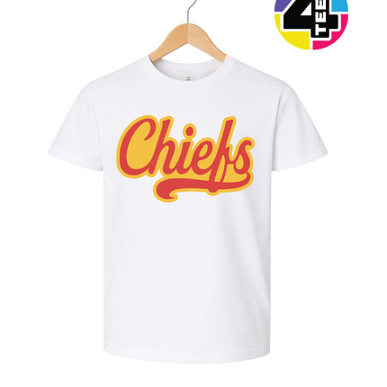 Chiefs Golden Glory Script Youth Tee