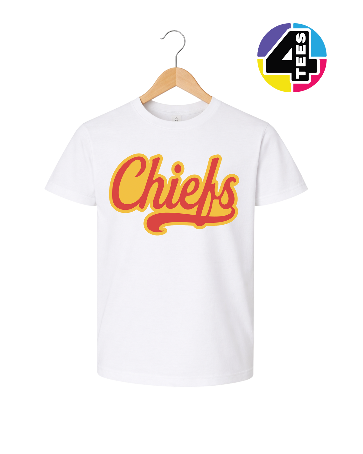 Chiefs Golden Glory Script Youth Tee