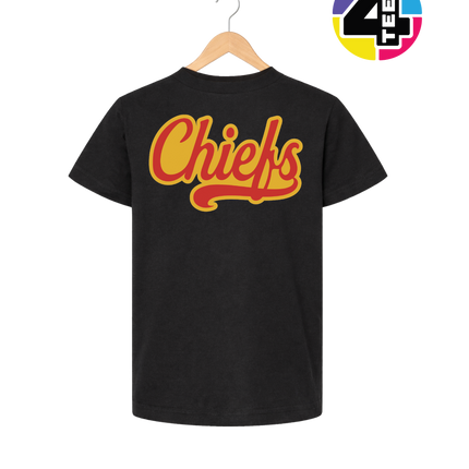 Chiefs Golden Glory Script Youth Tee