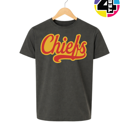 Chiefs Golden Glory Script Youth Tee