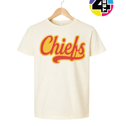 Chiefs Golden Glory Script Youth Tee