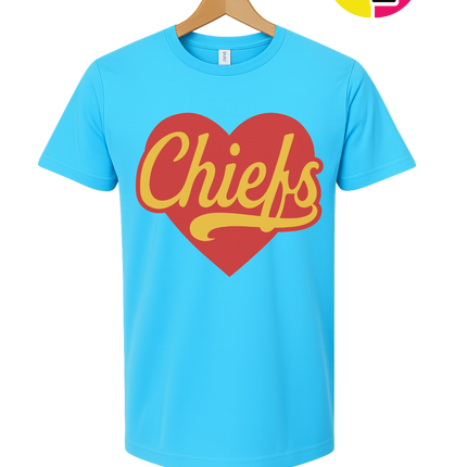 Chiefs Heartbeat Script Tee