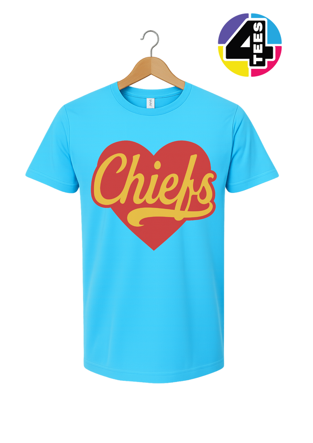 Chiefs Heartbeat Script Tee