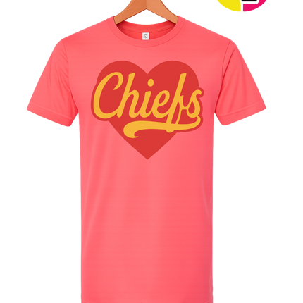 Chiefs Heartbeat Script Tee
