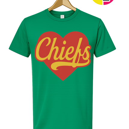 Chiefs Heartbeat Script Tee