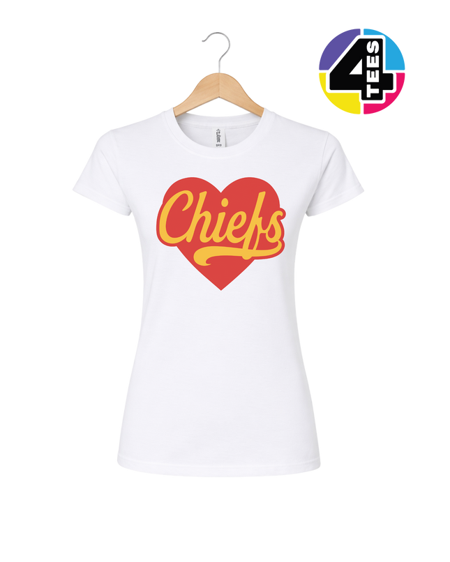 Chiefs Heartbeat Script Women's Tee