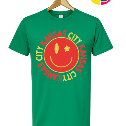 Kansas City Smile Circle Tee