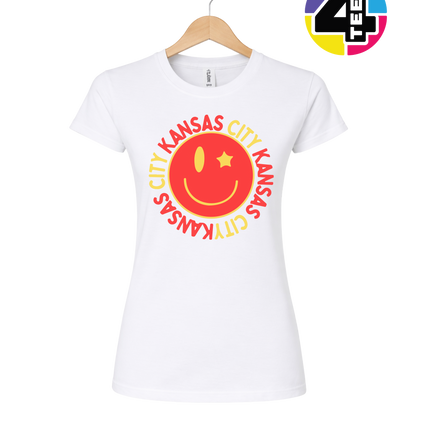 Kansas City Smile Circle Women's Tee