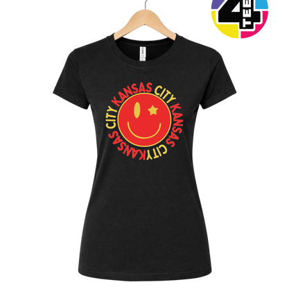Kansas City Smile Circle Women's Tee
