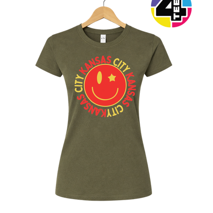 Kansas City Smile Circle Women's Tee