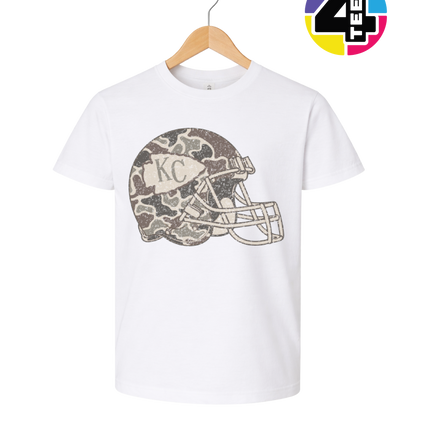 KC Camo Gridiron Youth Tee