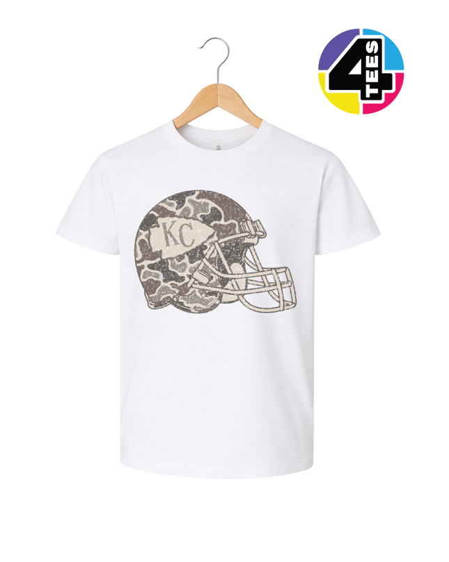 KC Camo Gridiron Youth Tee