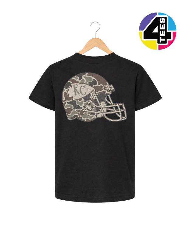 KC Camo Gridiron Youth Tee