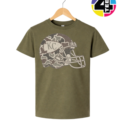 KC Camo Gridiron Youth Tee