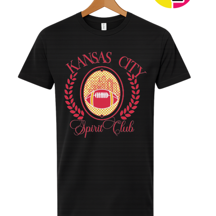 Kansas City Spirit Club Gridiron Crest Tee