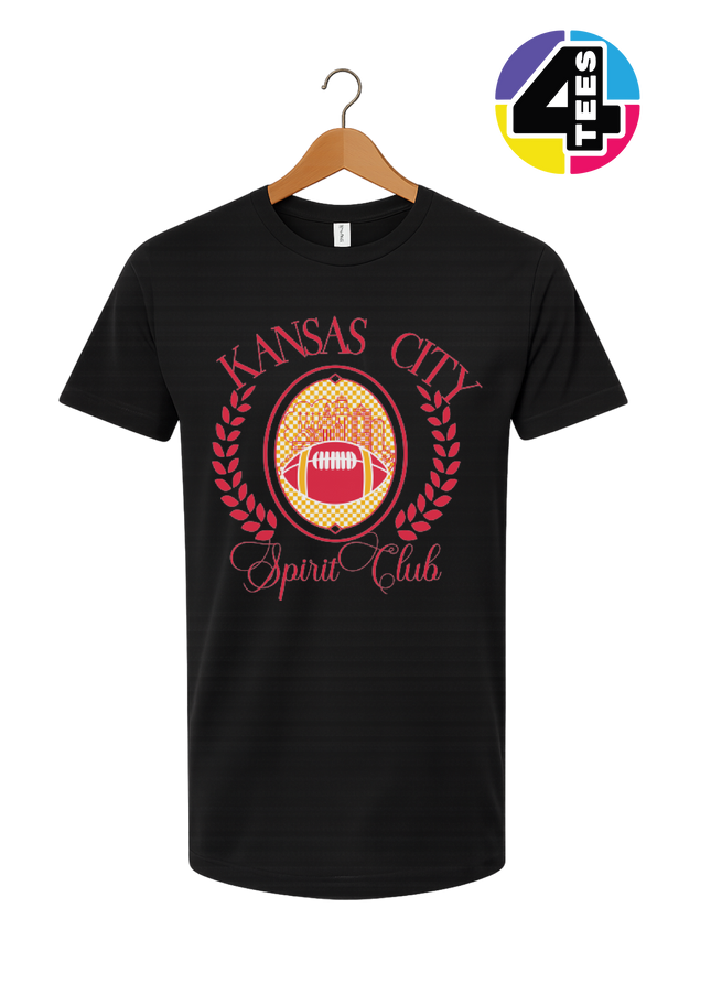 Kansas City Spirit Club Gridiron Crest Tee