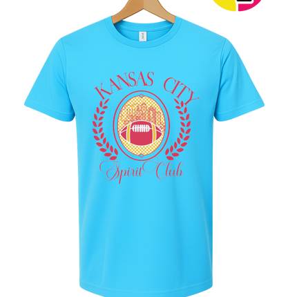 Kansas City Spirit Club Gridiron Crest Tee