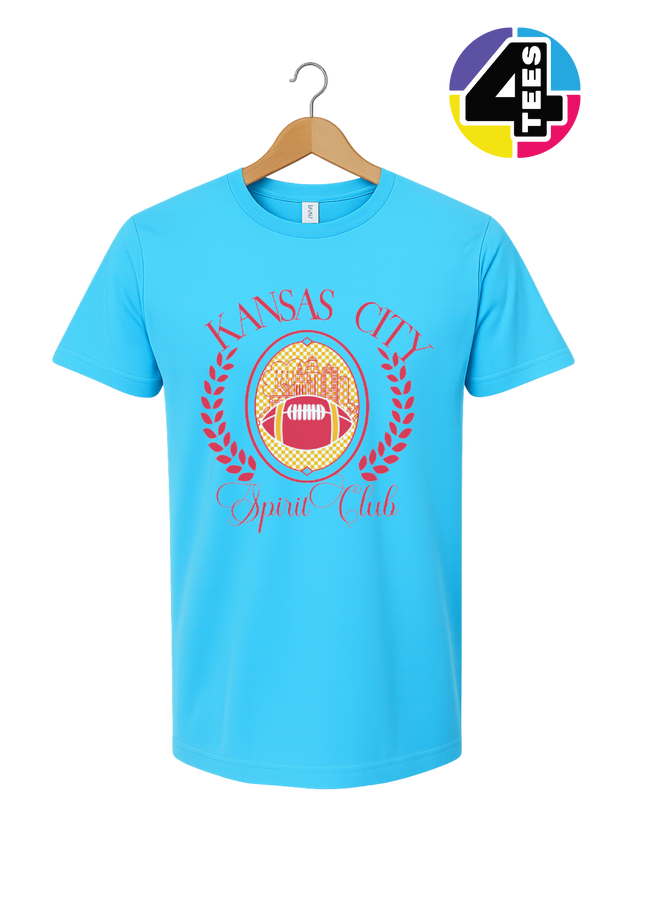 Kansas City Spirit Club Gridiron Crest Tee