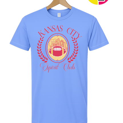 Kansas City Spirit Club Gridiron Crest Tee