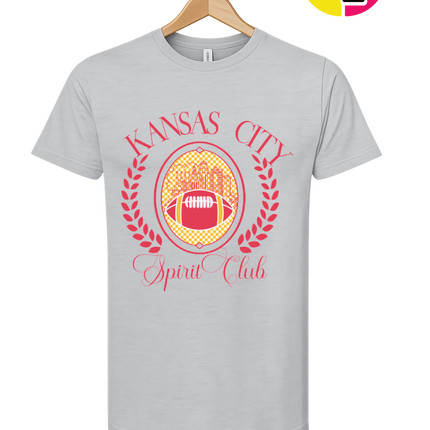 Kansas City Spirit Club Gridiron Crest Tee