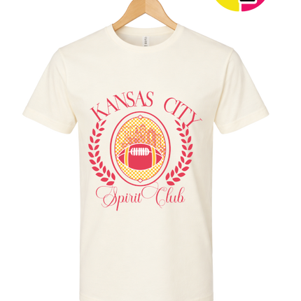 Kansas City Spirit Club Gridiron Crest Tee
