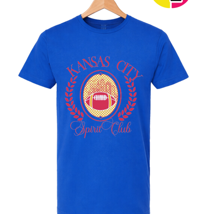 Kansas City Spirit Club Gridiron Crest Tee