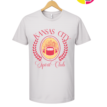 Kansas City Spirit Club Gridiron Crest Tee