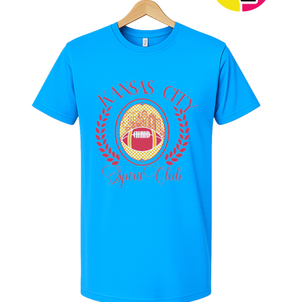 Kansas City Spirit Club Gridiron Crest Tee