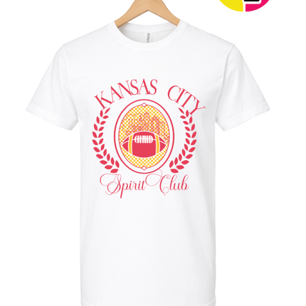 Kansas City Spirit Club Gridiron Crest Tee