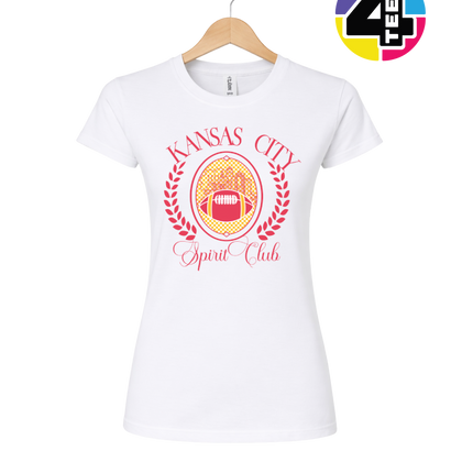Kansas City Spirit Club Gridiron Crest Women's Tee