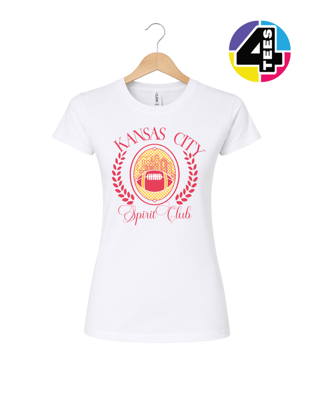 Kansas City Spirit Club Gridiron Crest Women's Tee