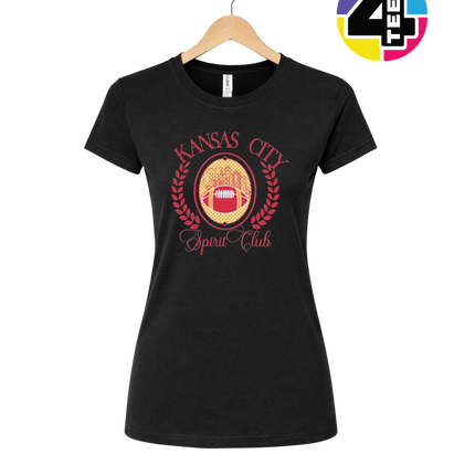 Kansas City Spirit Club Gridiron Crest Women's Tee