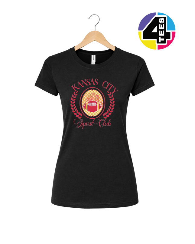 Kansas City Spirit Club Gridiron Crest Women's Tee