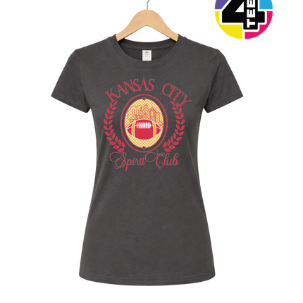 Kansas City Spirit Club Gridiron Crest Women's Tee