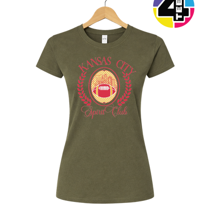 Kansas City Spirit Club Gridiron Crest Women's Tee