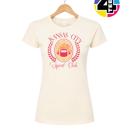 Kansas City Spirit Club Gridiron Crest Women's Tee