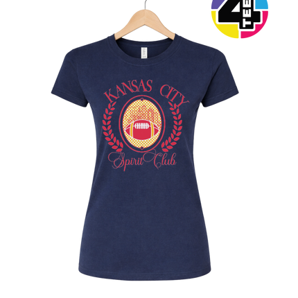 Kansas City Spirit Club Gridiron Crest Women's Tee