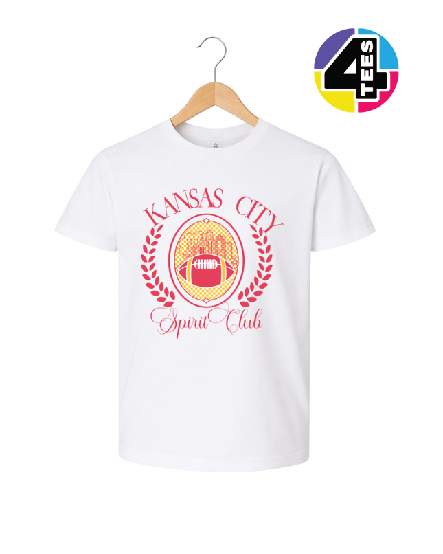 Kansas City Spirit Club Gridiron Crest Youth Tee